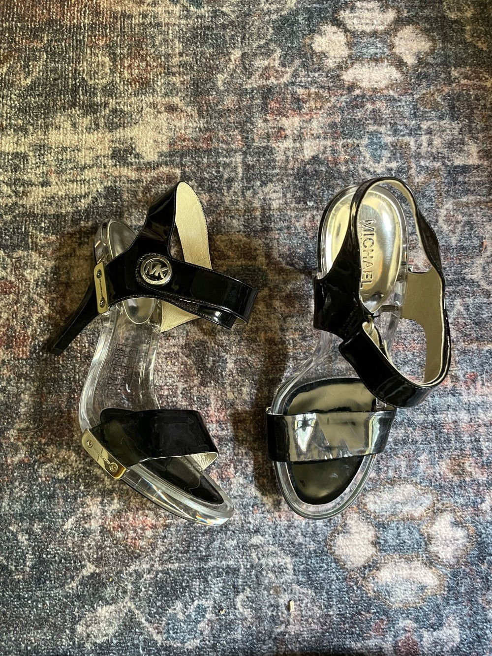 🐝Michael Kors Lani see through heels🐝